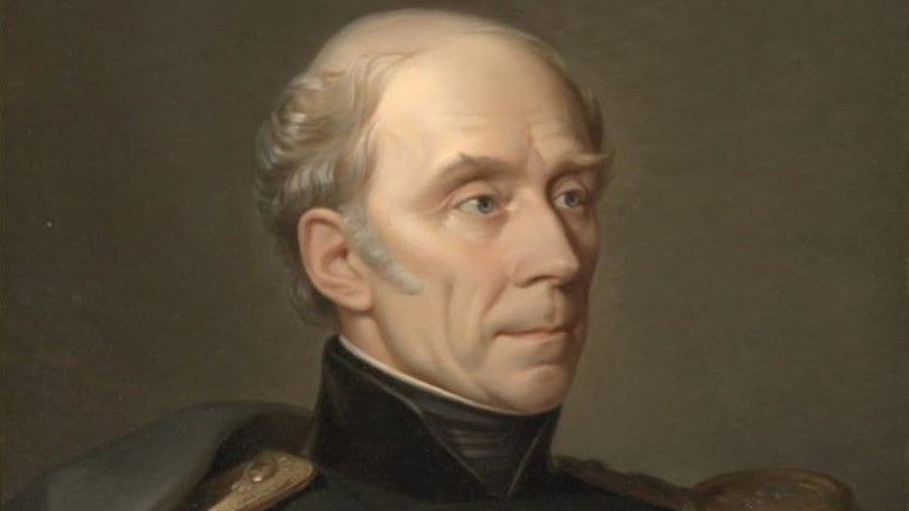 Portrait à l’huile du général Dufour