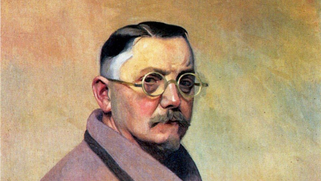 Ritratto a olio di Félix Vallotton.