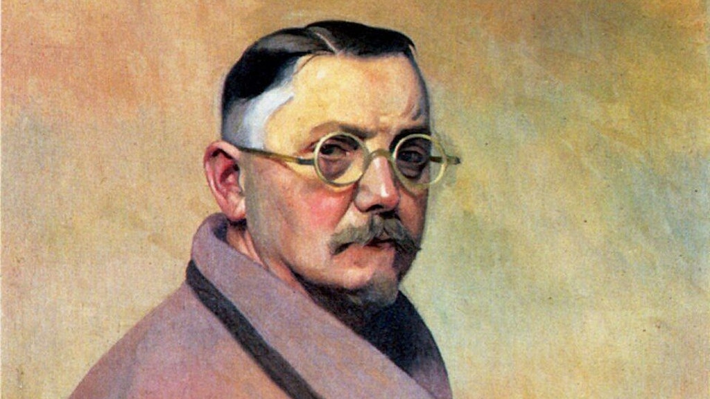 Portrait à l’huile de Félix Vallotton.