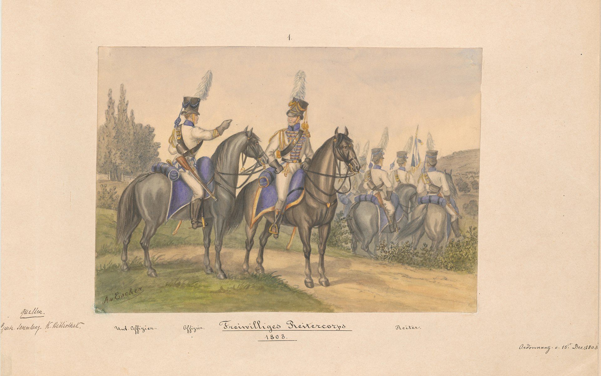 Freiwilliges Reitercorps 1803