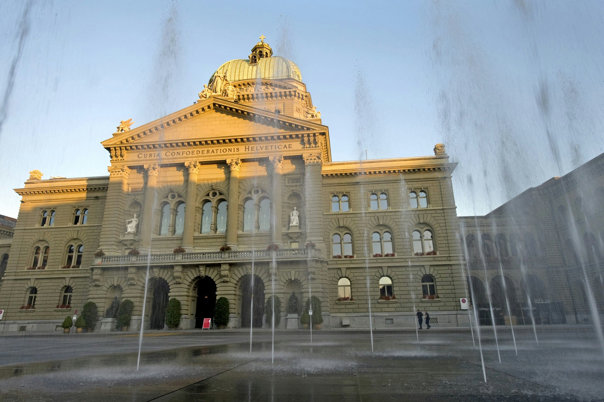 Wasserspiel auf dem Bundesplatz, 2009