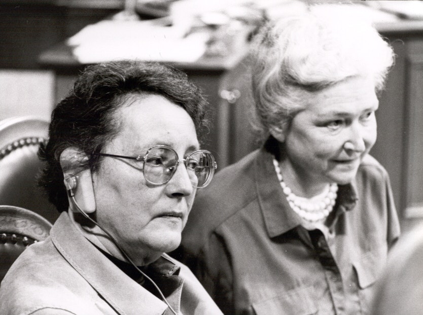 Ständerätinnen Josi J. Meier, Esther Bührer