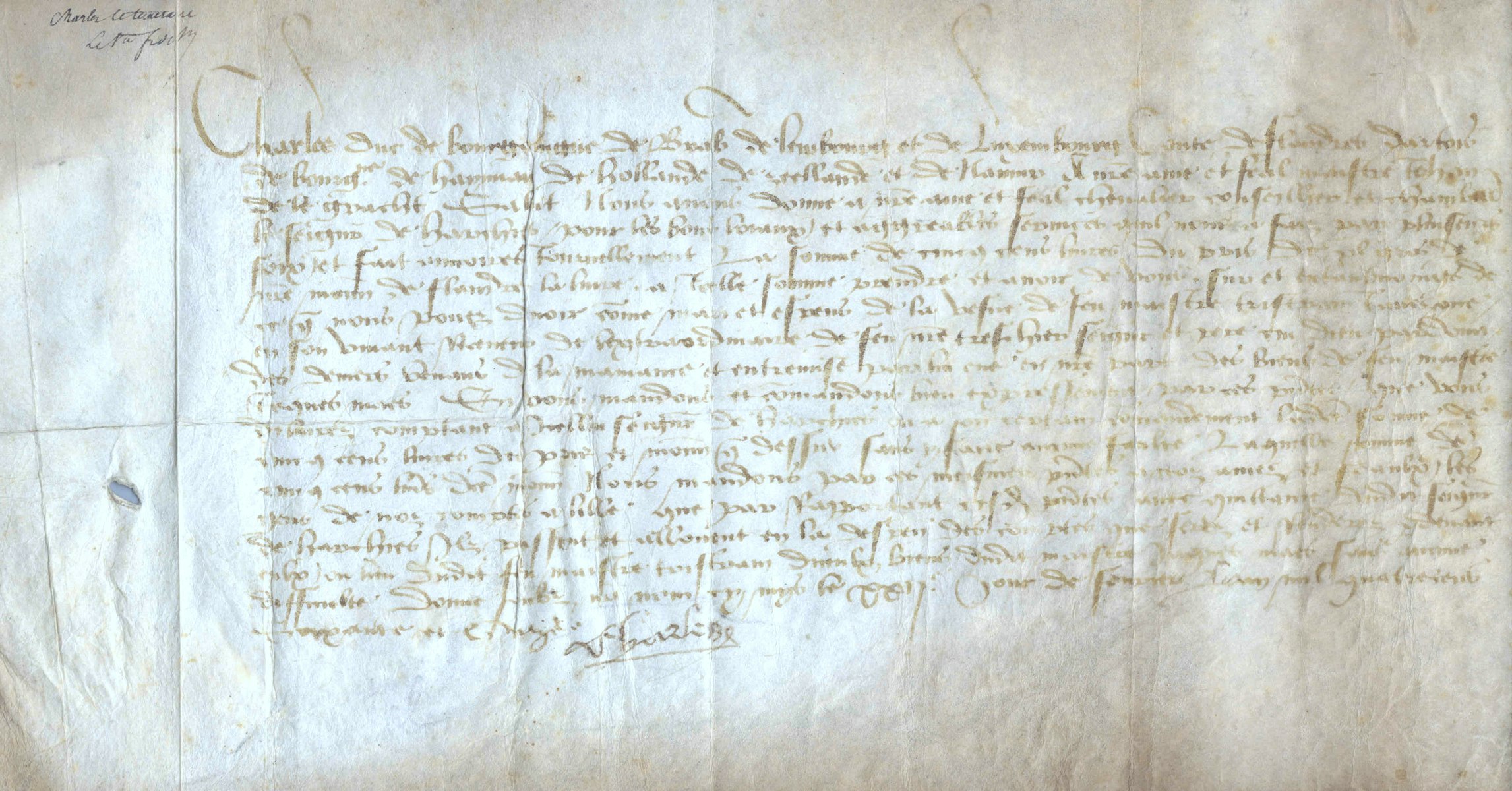 Brief Friedrichs des Grossen an Generalmajor von Hülsen vom 28. Juni 1756.